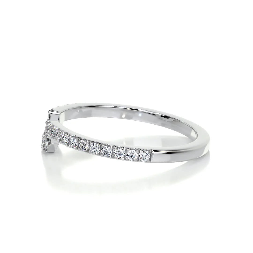 Luna Lab Grown Diamond Wedding Ring (0.30 Carat) -14K White Gold