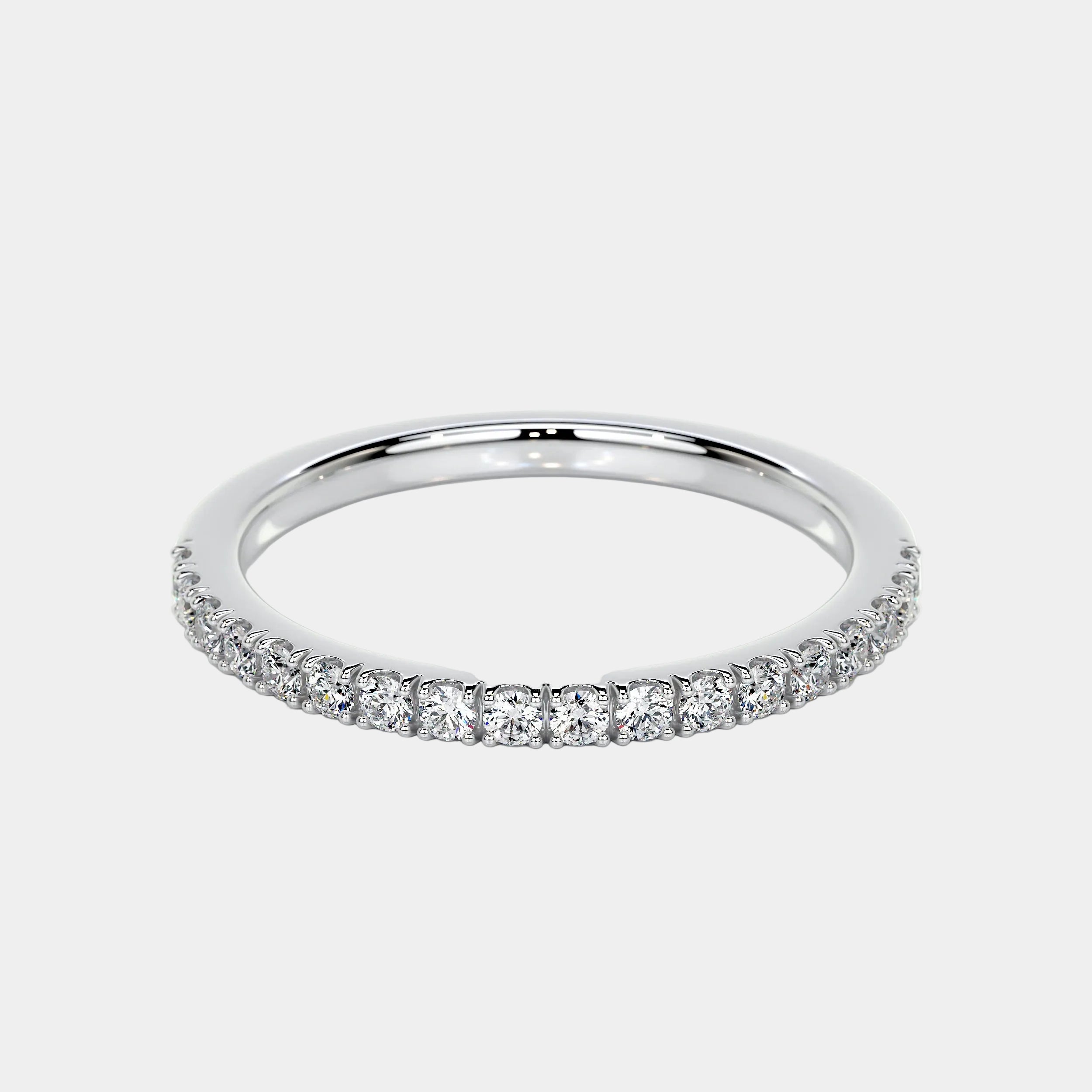 Stephanie Lab Grown Diamond Wedding Ring (0.3 Carat) - 14K White Gold