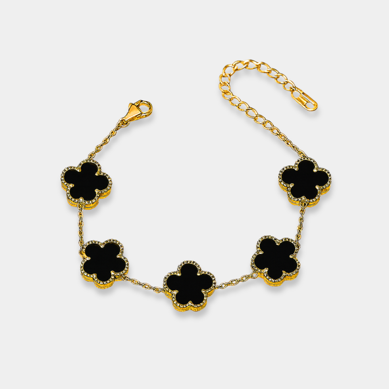 Leaf Pandent Flower Bracelet