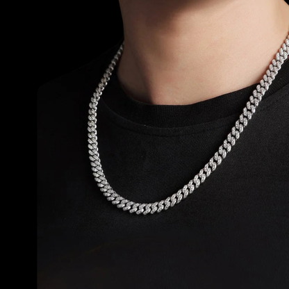 Moissanite Cuban Chain Necklace