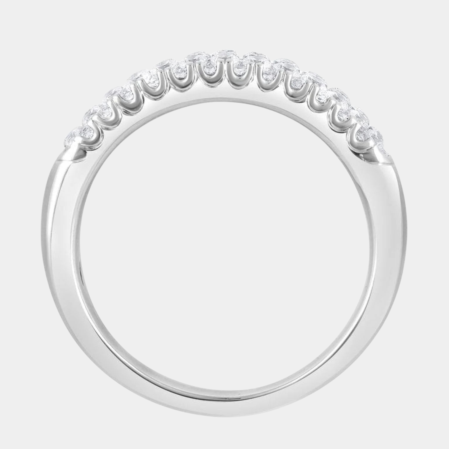 Lab Grown Diamond Cluster Engagement Ring