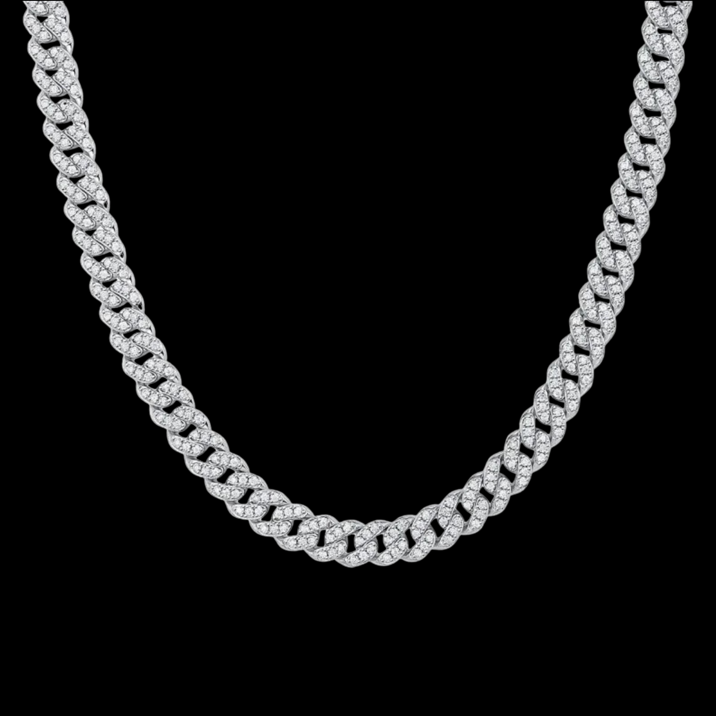 Moissanite Cuban Chain Necklace