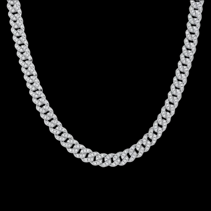 Moissanite Cuban Chain Necklace