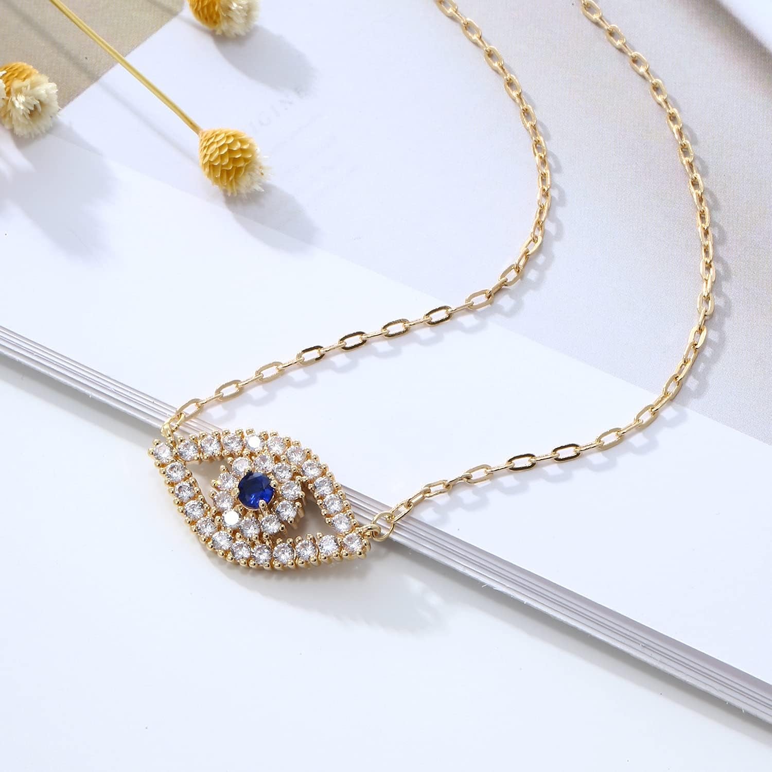 Dainty Evil Eye Necklace