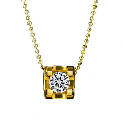Circle, Square, Diamond, Cross Necklace