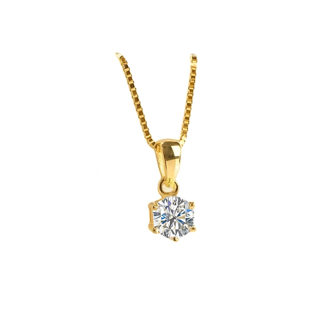 Circle, Square, Diamond, Cross Necklace