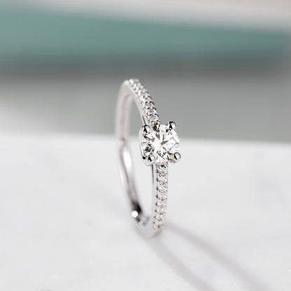 Trumium Moissanite Wedding Ring