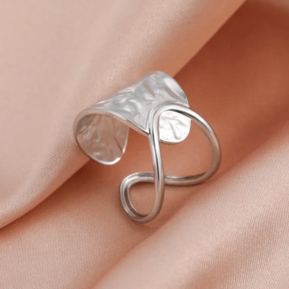 Geometric Heart Ring