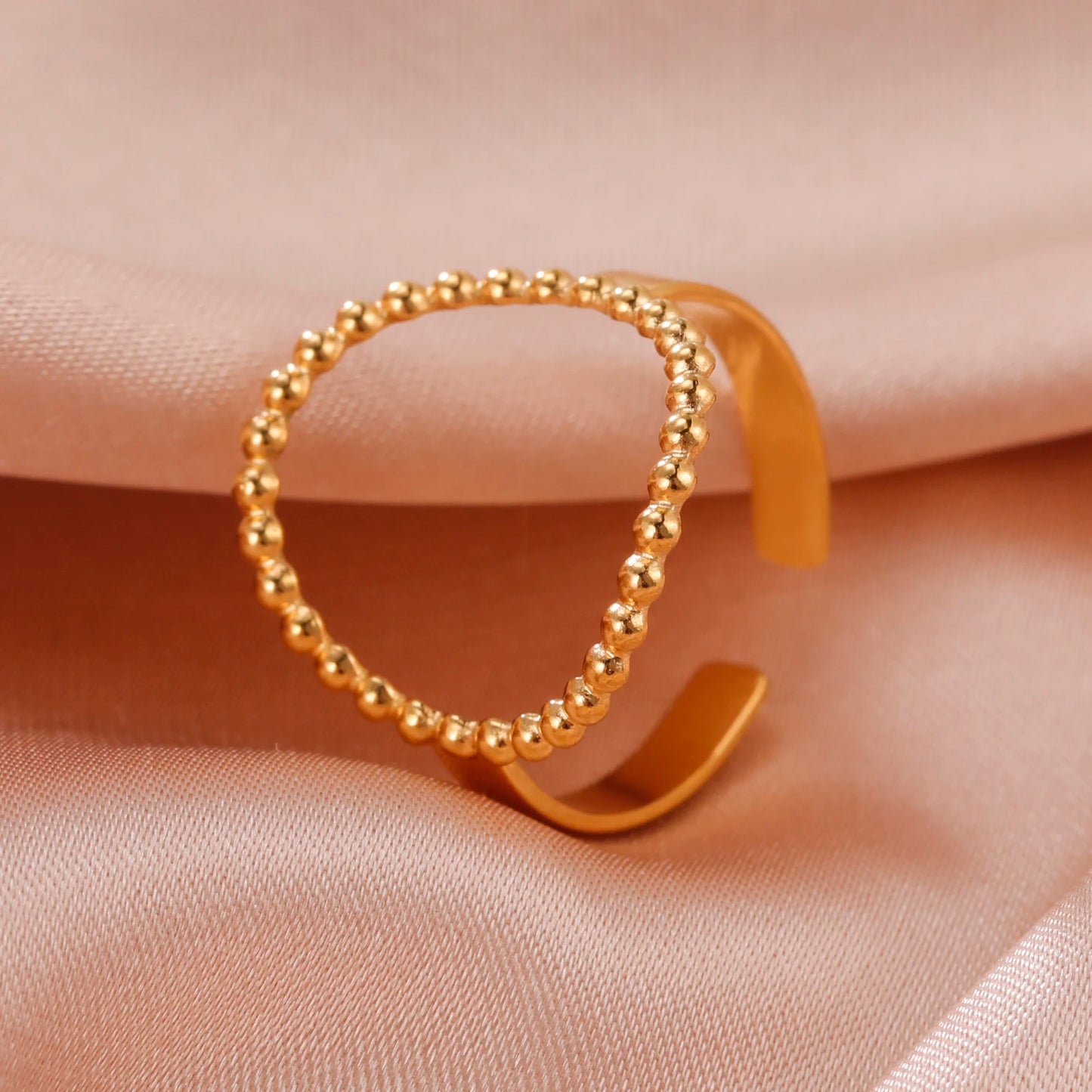 Geometric Heart Ring