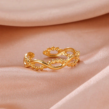 Geometric Heart Ring