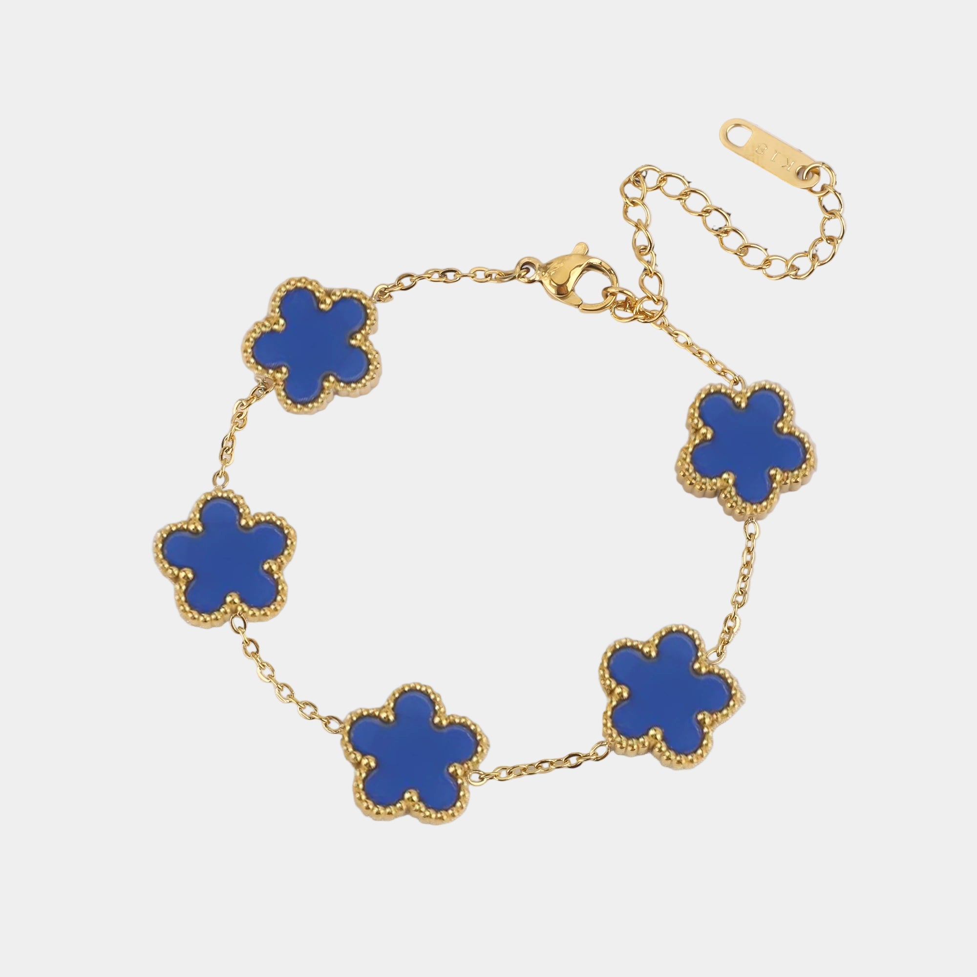 Leaf Pandent Flower Bracelet