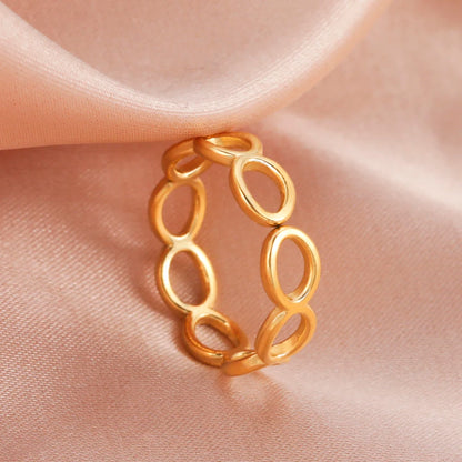 Geometric Heart Ring