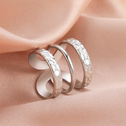 Geometric Heart Ring