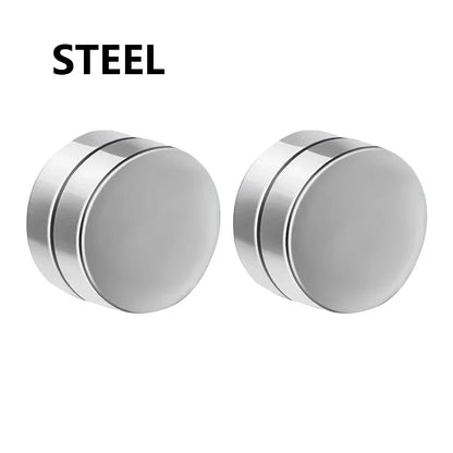 Magnetic Ear Stud Clip Earrings