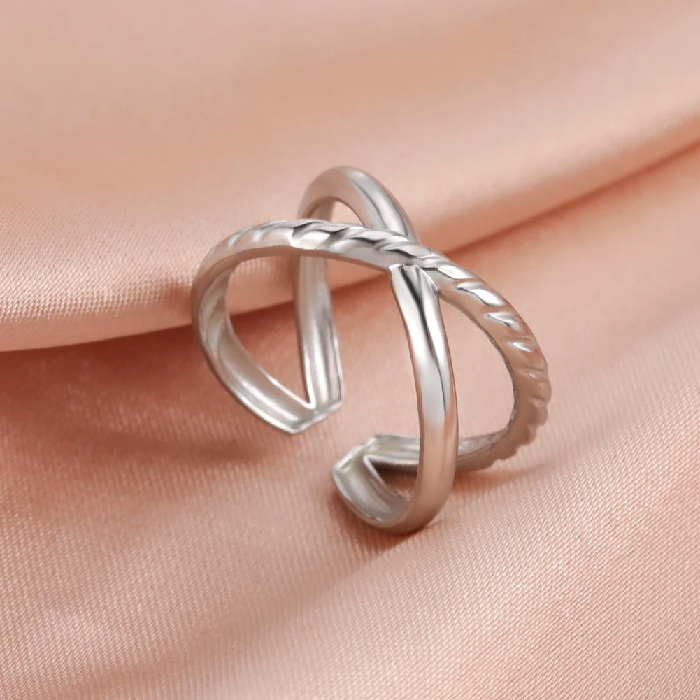 Geometric Heart Ring