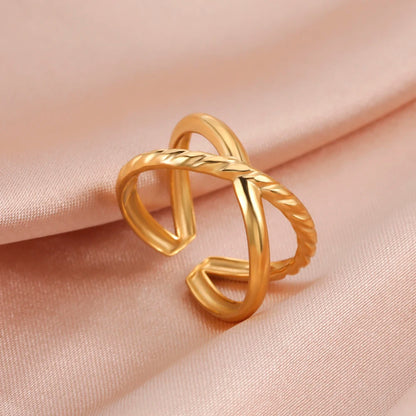 Geometric Heart Ring
