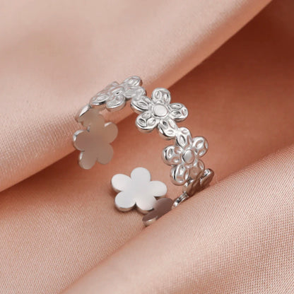 Geometric Heart Ring