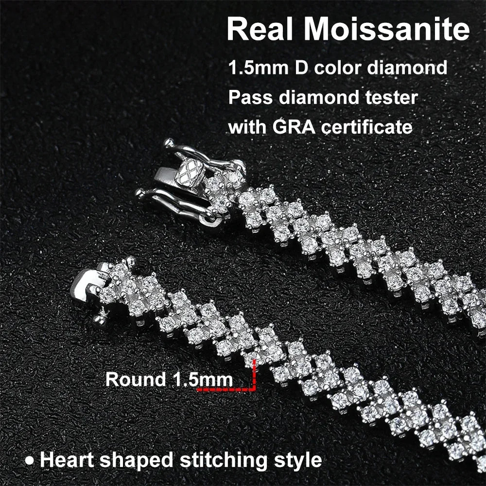 Moissanite Tennis Bracelet