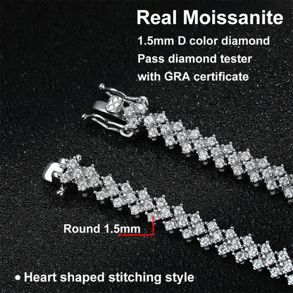 Moissanite Tennis Bracelet