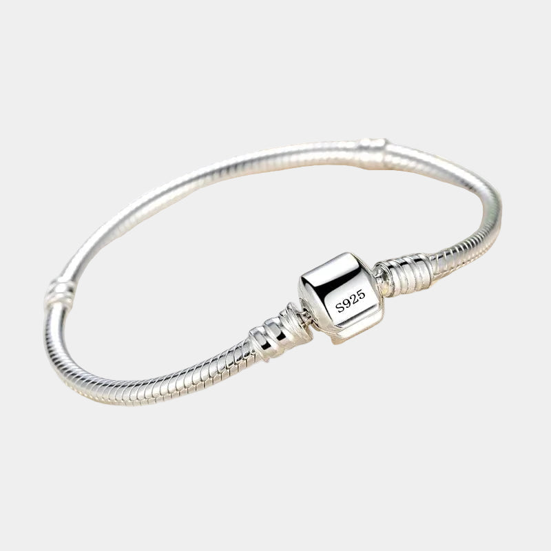 Snake Bone Charm Bracelet