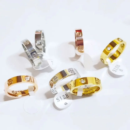 Crystal Cross Ring