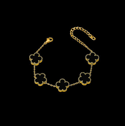 Five Leaf Flower Bracelet