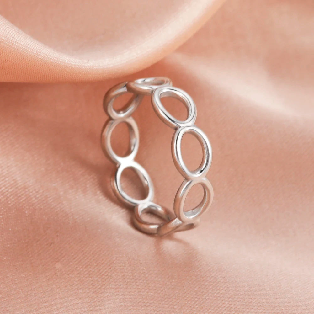 Geometric Heart Ring