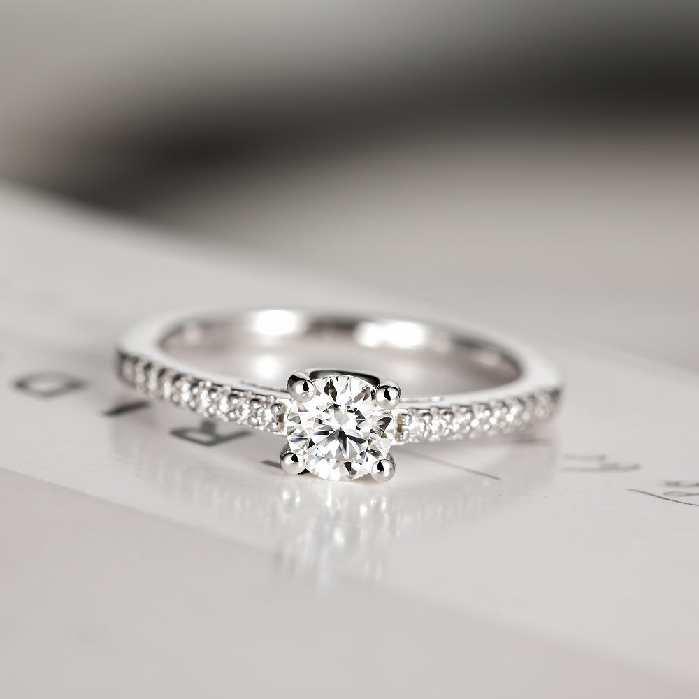 Trumium Moissanite Wedding Ring