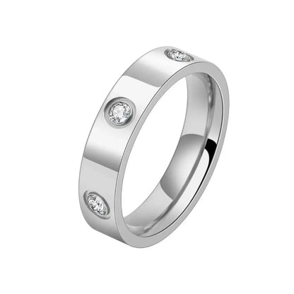 Crystal Cross Ring