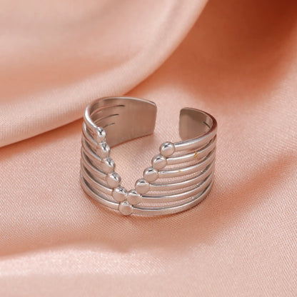 Geometric Heart Ring
