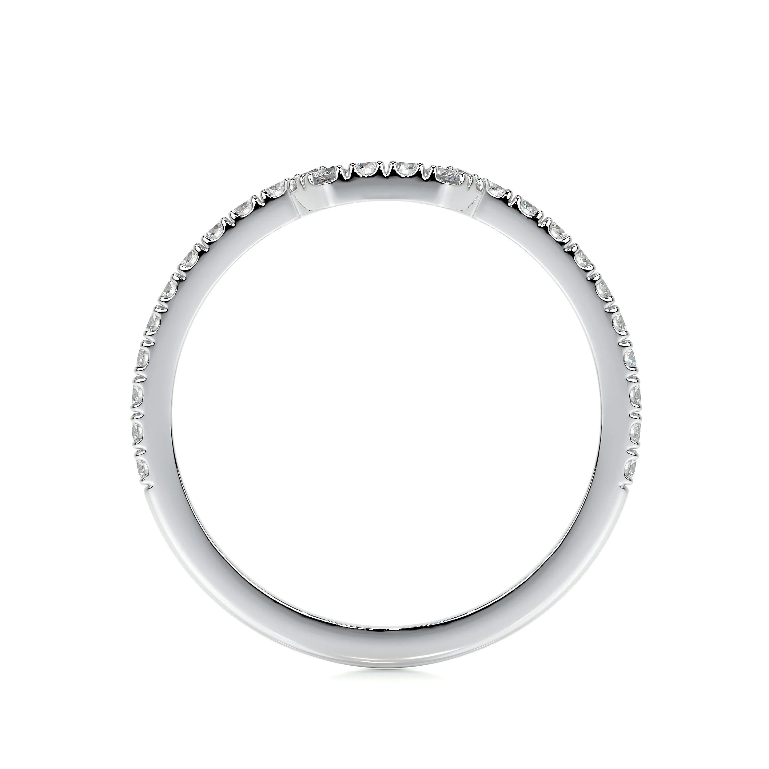 Luna Lab Grown Diamond Wedding Ring (0.30 Carat) -14K White Gold